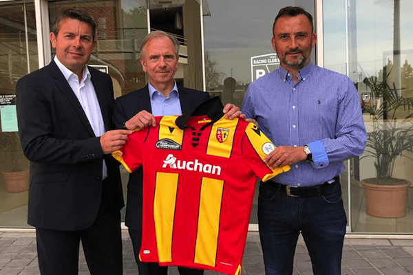 RC Lens sponsoring maillot