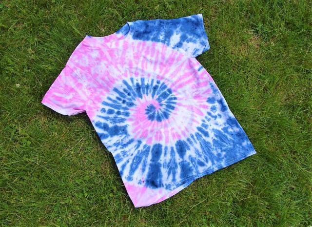 Crumple Aurora Colors Black Scrunch Mix Colors Tie Dye T Shirt How To DIY 