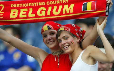 Belgium fans expect their team to do well - Credit: getty images