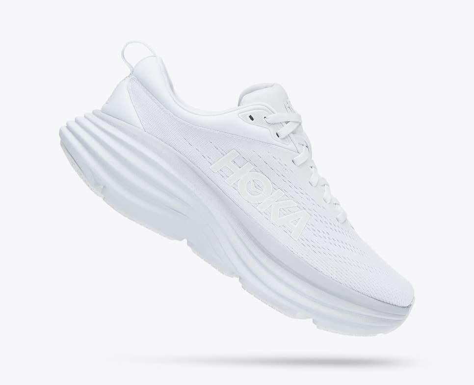 <p><a href="https://go.redirectingat.com?id=74968X1596630&url=https%3A%2F%2Fwww.hoka.com%2Fen%2Fus%2Fwomens-everyday-running-shoes%2Fbondi-8%2F1127952.html%3Fdwvar_1127952_color%3DWWH&sref=https%3A%2F%2Fwww.thepioneerwoman.com%2Ffashion-style%2Fg40515824%2Fbest-white-sneakers-for-women%2F" rel="nofollow noopener" target="_blank" data-ylk="slk:Shop Now;elm:context_link;itc:0;sec:content-canvas" class="link rapid-noclick-resp">Shop Now</a></p><p>Hoka Bondi 8</p><p>$165.00</p><span class="copyright">Hoka</span>