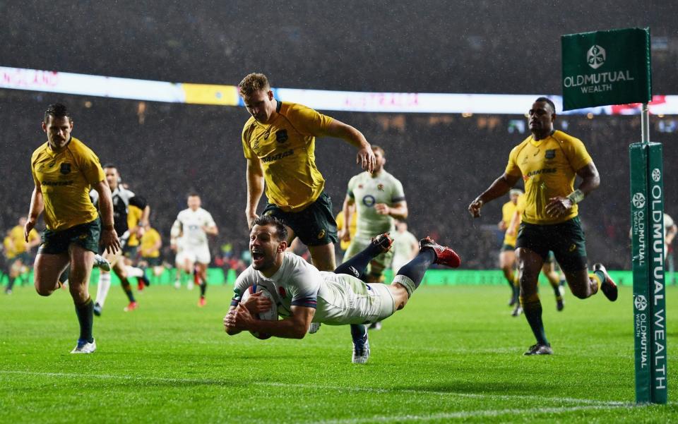 Danny Care scores for England at the death - Getty Images Europe