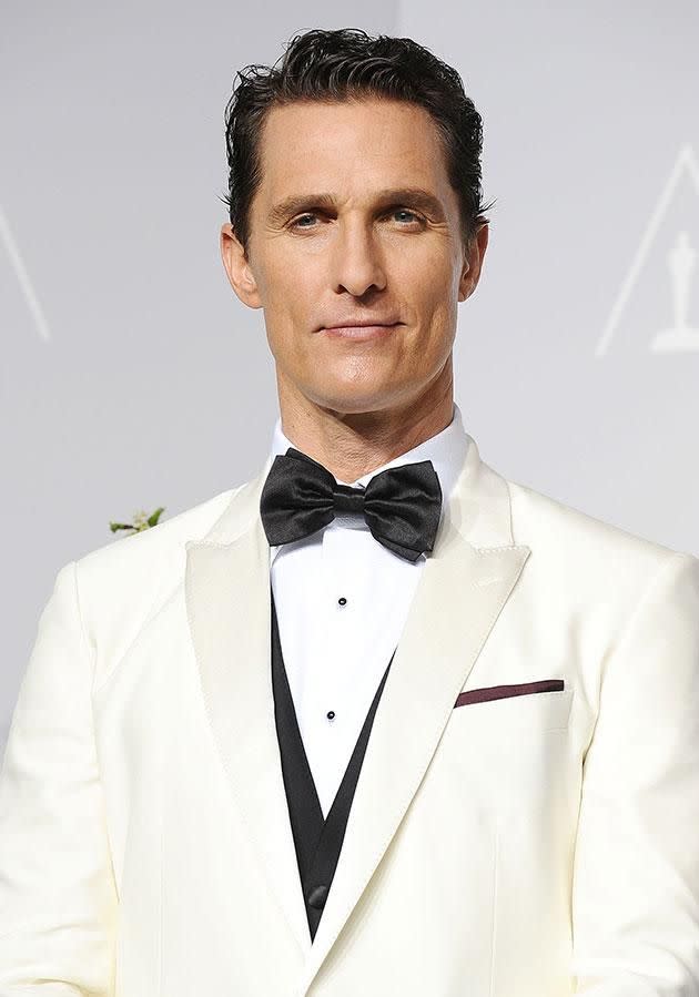 Matthew McConaughey was in line for the role of Jack Dawson. Source: Getty