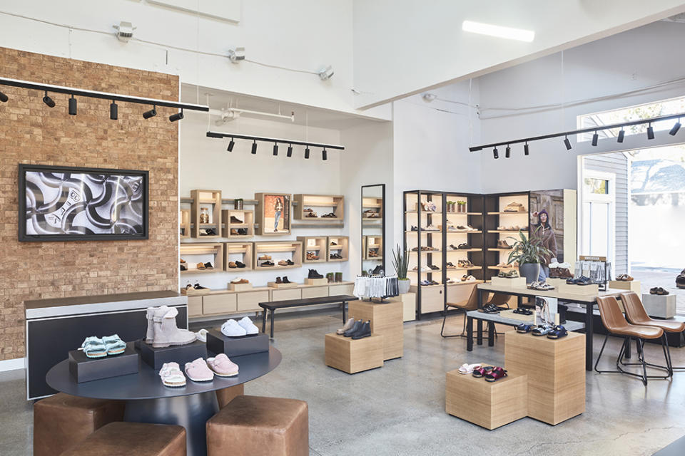 Inside Birkenstock’s new Marin County Mart store. - Credit: Courtesy of Birkenstock