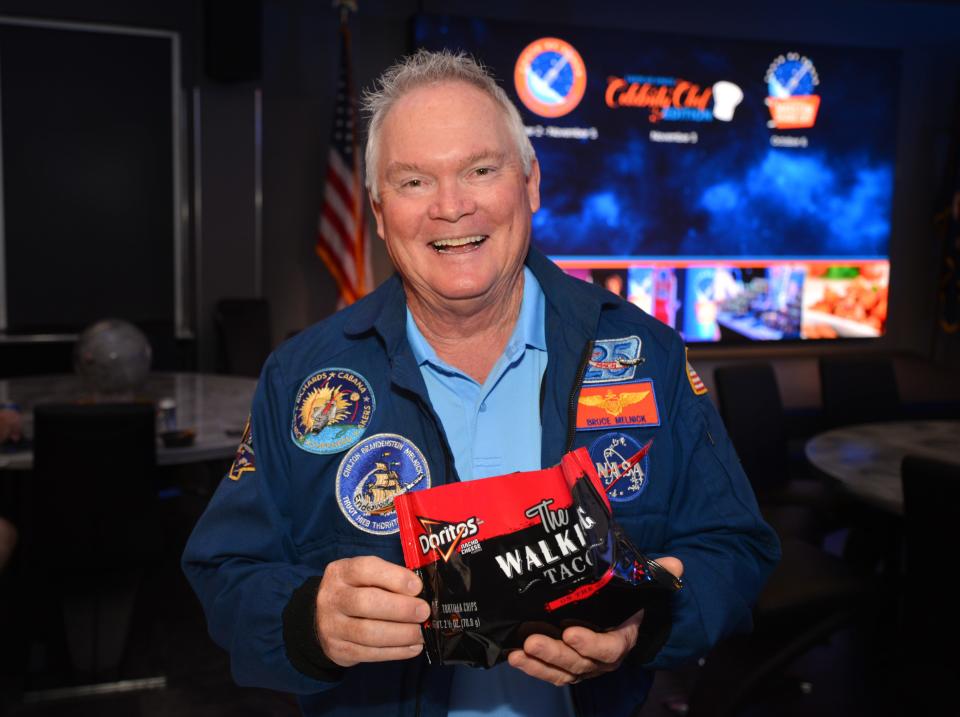 Kennedy Space Center Visitor Complex invited the media to be the first to sample this year’s dishes from this year's Taste of Space: Fall Bite. Veteran astronaut Bruce Melnick was on hand to talk about space food.