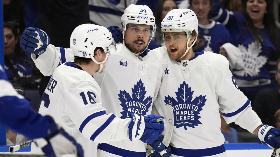 The Maple Leafs'  core has come to play this postseason.  (AP Photo/Chris O'Meara)