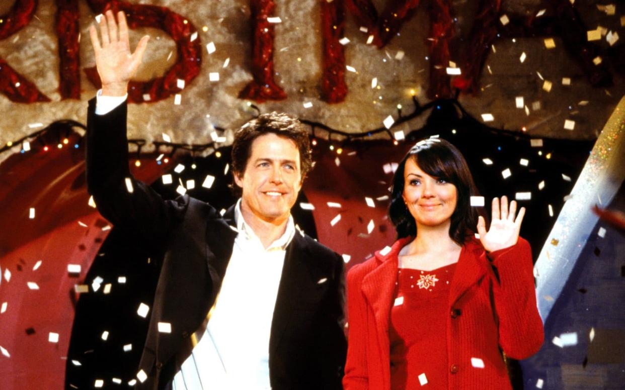 Hugh Grant and Martine McCutcheon in Love Actually - Universal/Everett/Rex Features