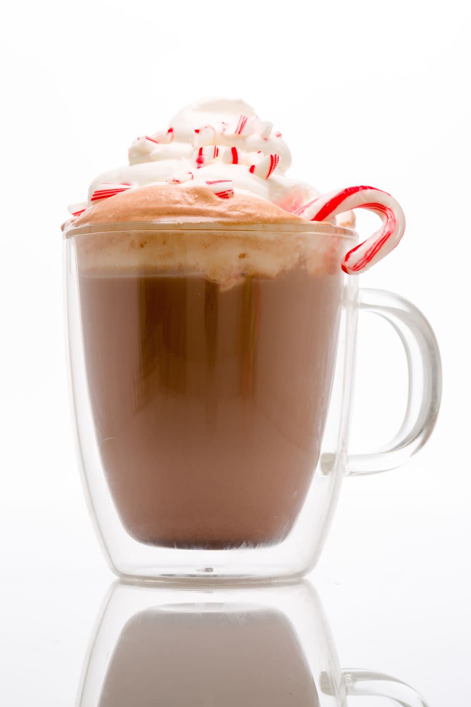 Candy Cane-Kahlua Hot Chocolate