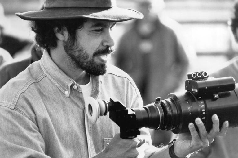 El realizador Edward Zwick, en el set de Leyendas de pasión