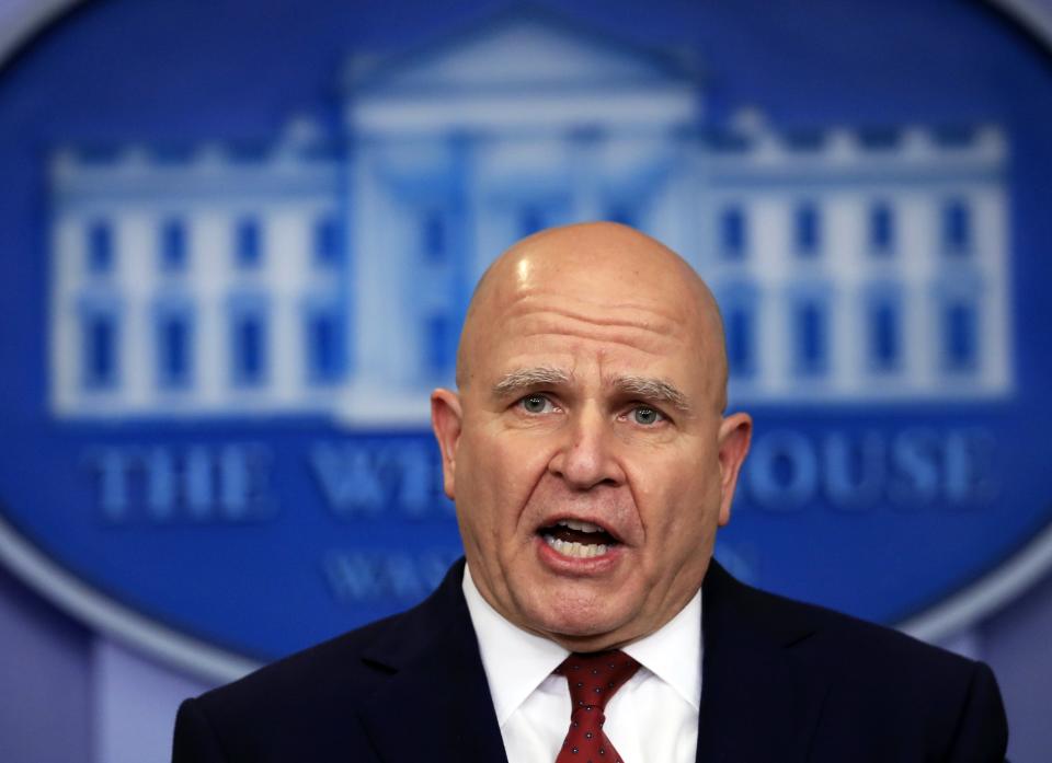 Der Posten von Sicherheitsberater H. R. McMaster scheint unsicher. (Bild: AP Photo)