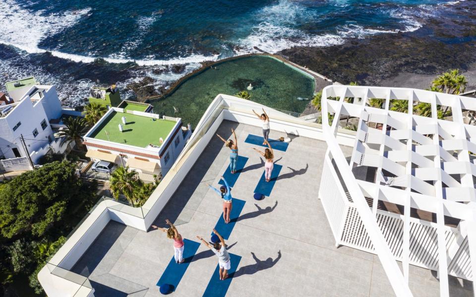Enjoy yoga classes during your stay in Oceano