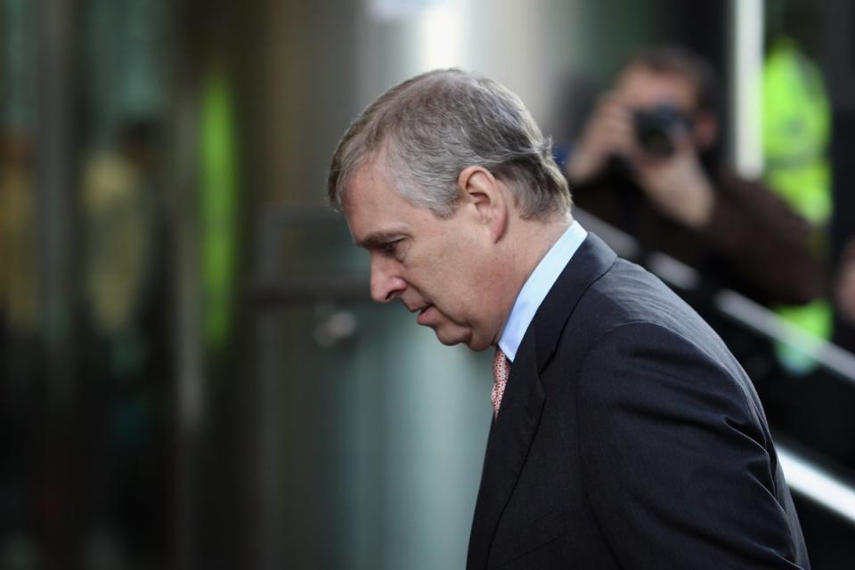 Americans are believed to be apathetic about disgraced Prince Andrew’s scandals (Getty Images)