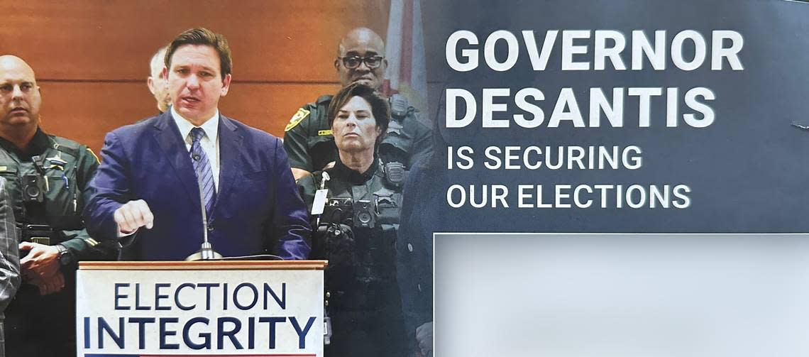 Mailer supporting Gov. Ron DeSantis sent to a voter in South Carolina from the Republican Party of Florida.