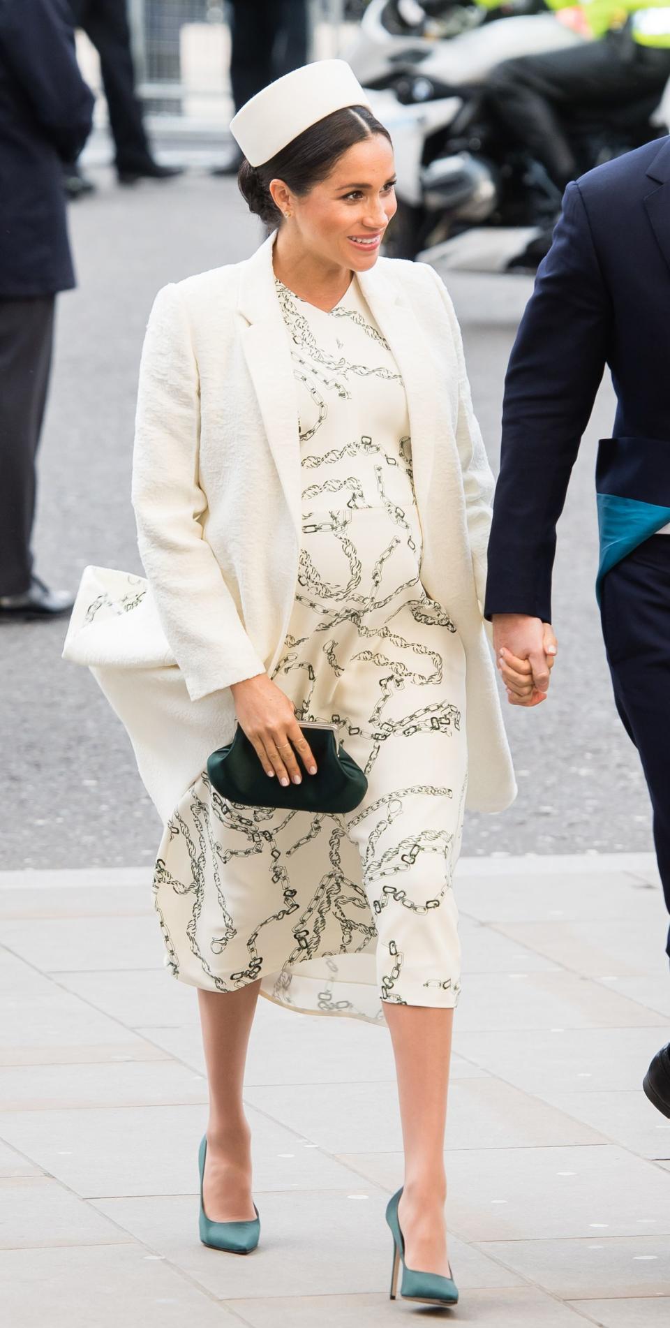 <p>Meghan Markle has quickly embraced the British royal family trademark: eccentric and stylish hats. From structured fascinators to wide brimmed saucers, take a peek at the Duchess of Sussex's best millinery fashion moments. </p>