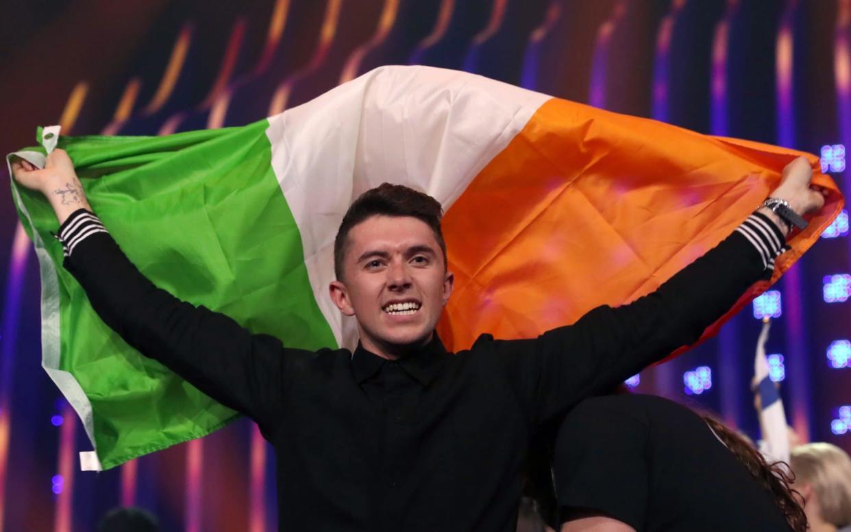 Irish act Ryan O'Shaughnessy at the Eurovision Song Contest - TASS