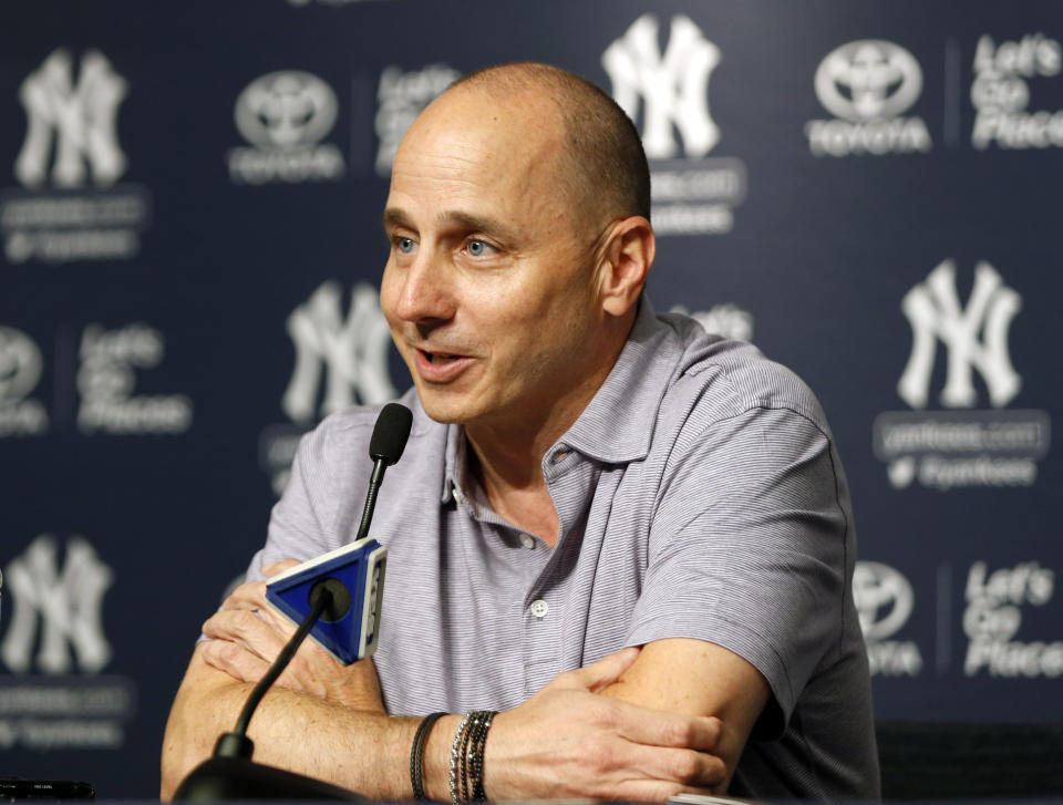 Yankees GM Brian Cashman says team will let the media interview all of its manager candidates. What would go wrong? (AP)