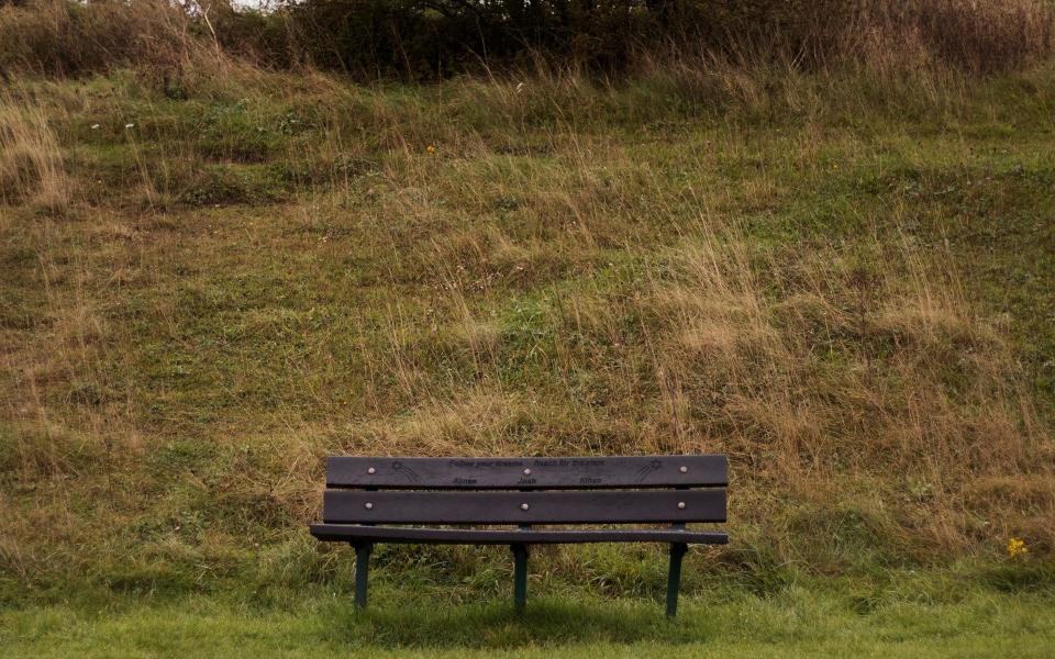 Kate and Jake had a commemorative bench  made for Tracey, Ethan, Josh and Aimee