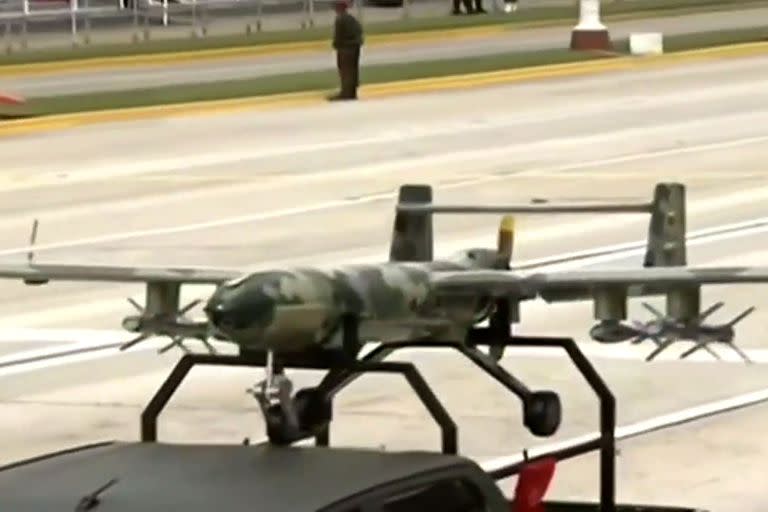 Drones iraníes modificados en Venezuela