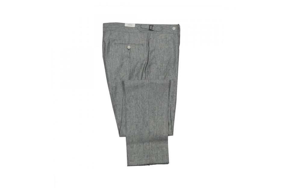 Eidos “Sal” donegal silk & linen trousers