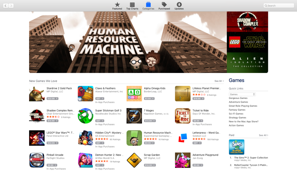 Apple App Store (OS X)