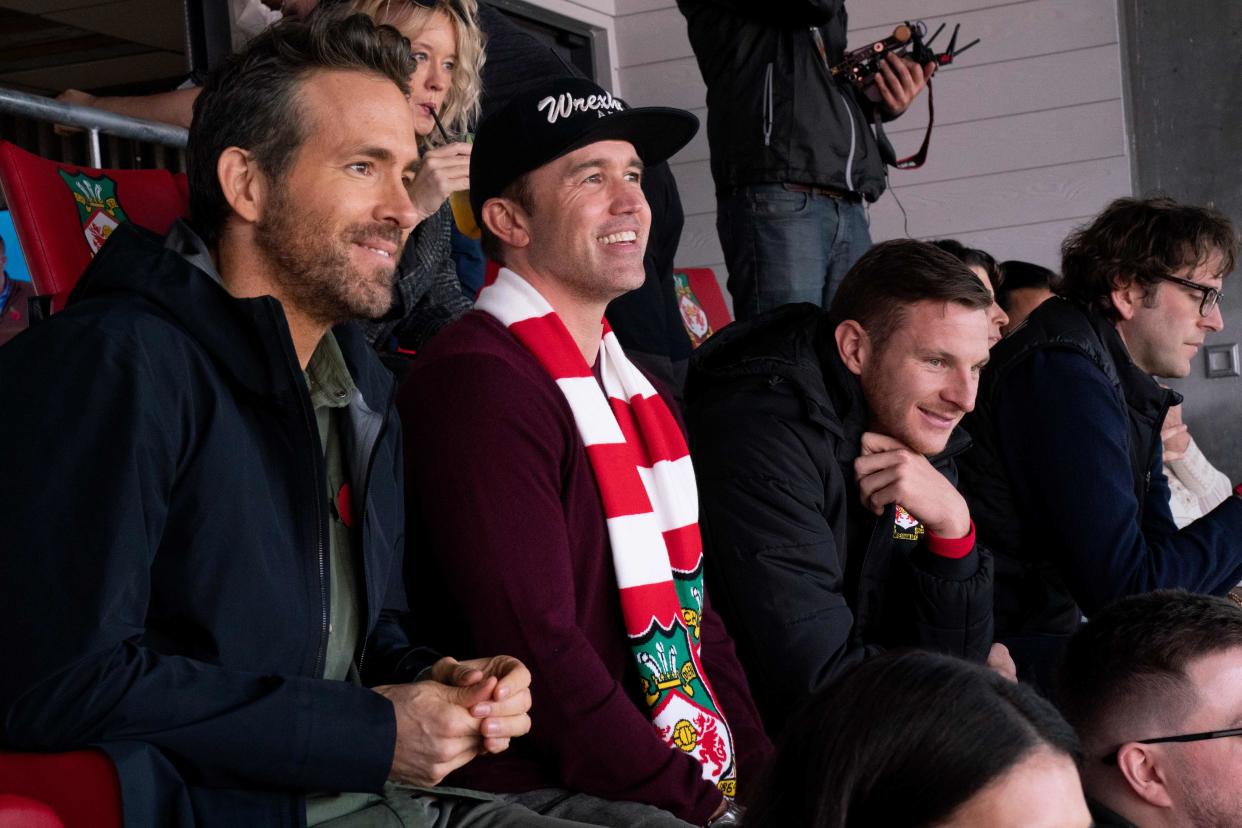  Welcome to Wrexham - Pictured: (l-r) Ryan Reynolds, Rob McElhenney. 