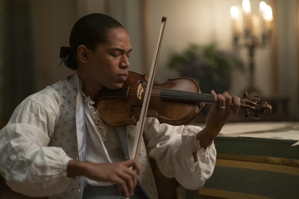 Kelvin Harrison Jr. in the film CHEVALIER (Larry Horricks/Searchlight Pictures)