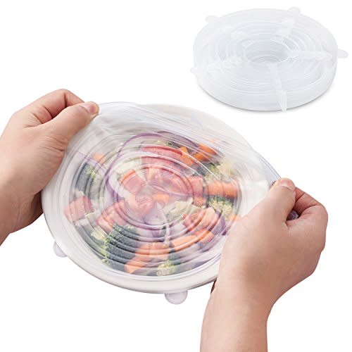 Silicone Stretch Lids, 6-Pack Various Sizes Cover for Bowl (Amazon) (Amazon / Amazon)