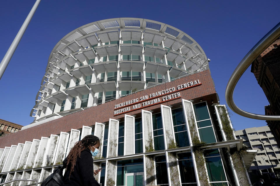 Image: Zuckerberg San Francisco General Hospital and Trauma Center (Jeff Chiu / AP)