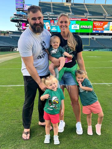 <p>Kylie Kelce/Instagram</p> Jason and Kylie Kelce