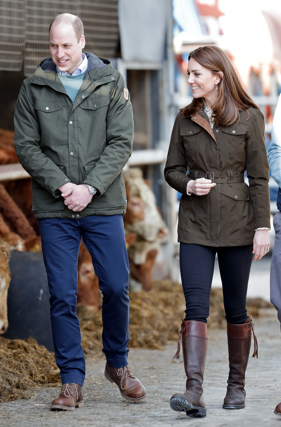 kate middleton and prince william in casual country attire