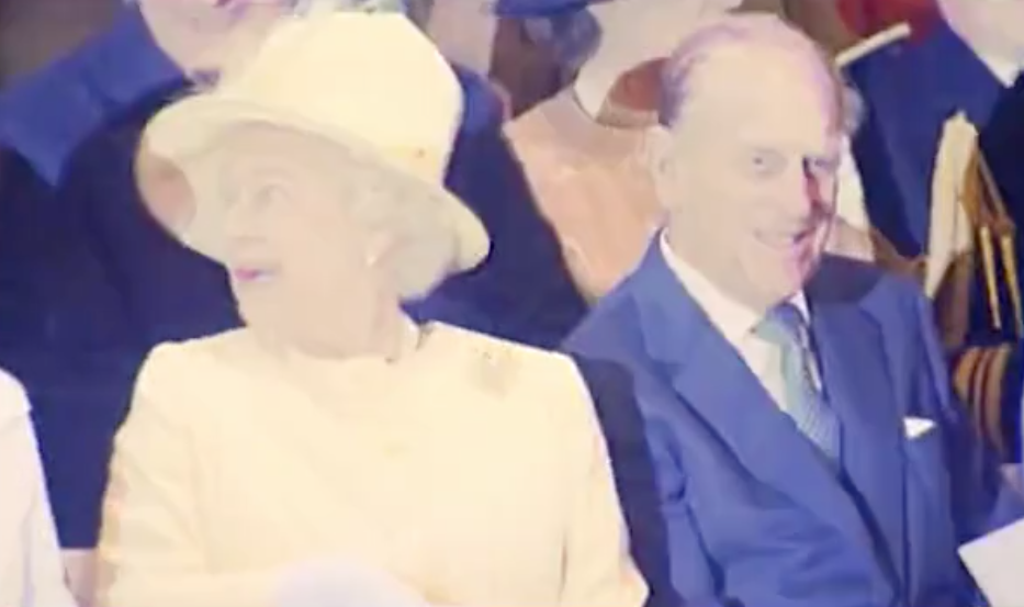 The Queen was thrilled to see her grandson graduate. Photo: Getty