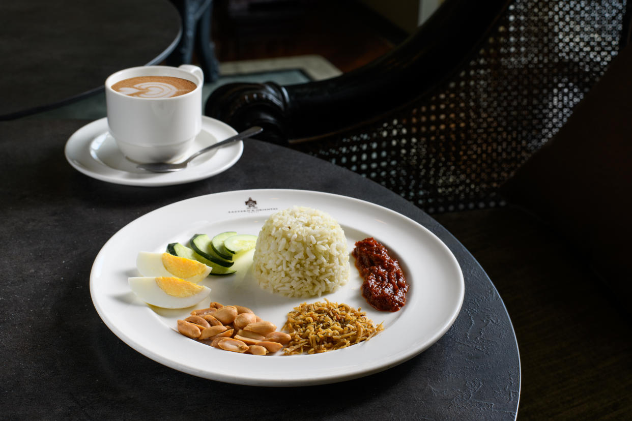 nasi lemak served with coffee to illustrate pfas forever chemicals