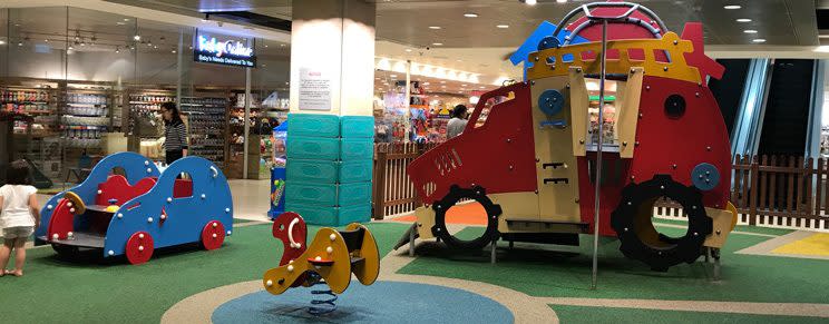 The playground at Marina Square has a side wing for younger toddlers. (Photo: Mummy and Daddy Daycare)