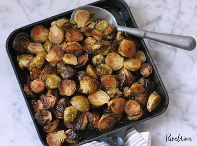 Spicy Roasted Brussels Sprouts