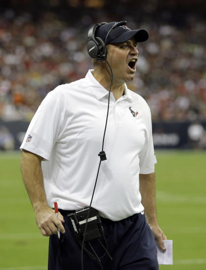 Bill O'Brien left Penn State to coach the NFL's Houston Texans. (AP)