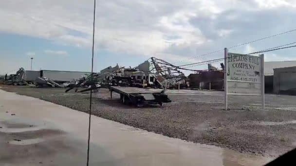 PHOTO: Storm damage seen in Perryton, Texas, June 15, 2023. (Sabrina Devers/Facebook)
