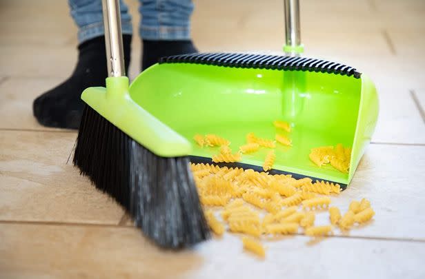 This dustpan and brush duo