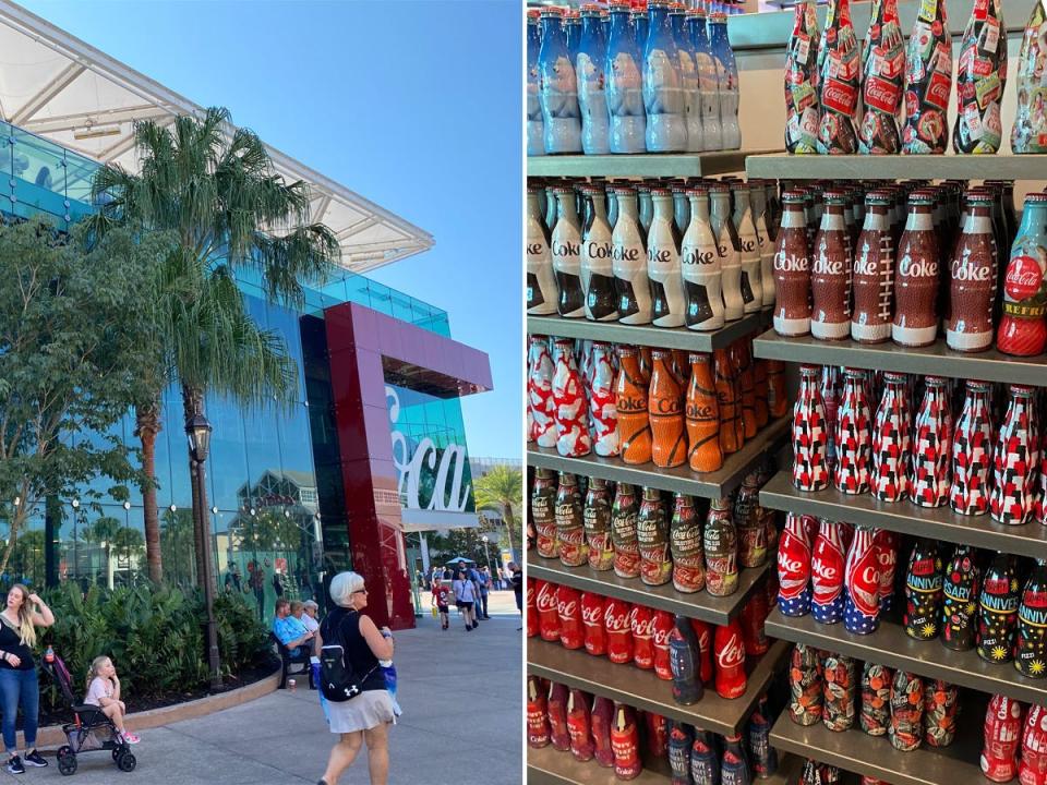 The Coca Cola store at Disney Springs.