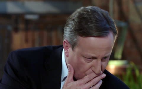 He was close to tears speaking about his deceased son Ivan and slammed Boris and Gove - Credit: ITV