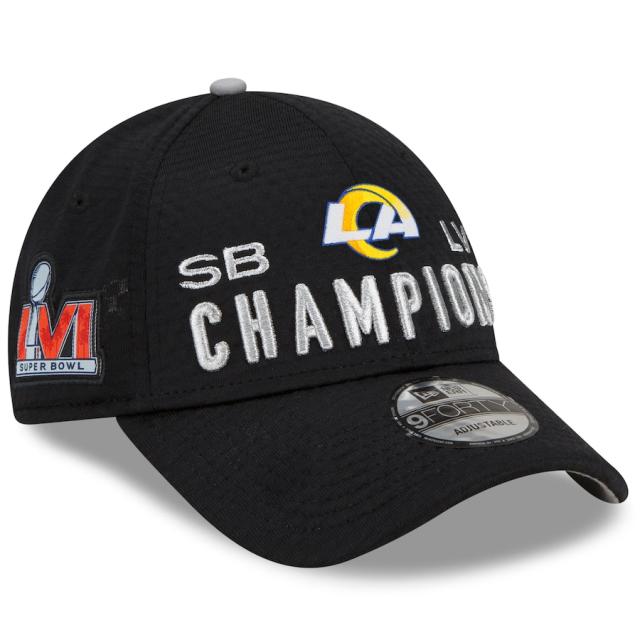 Start your Rams Super Bowl LVI champions merch haul with a new hat