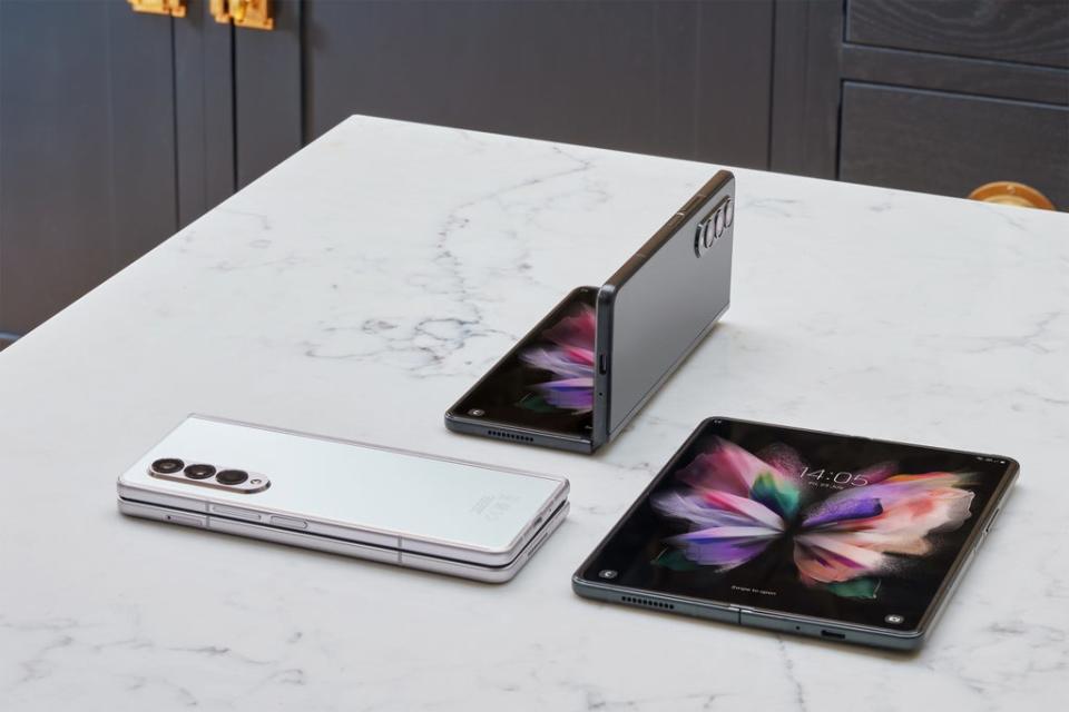 The main display of the Z Fold3 measures 7.6 inches when unfolded (Samsung - for commercial use only)