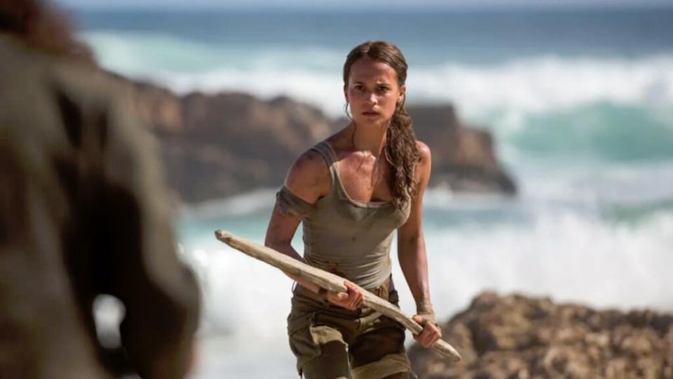 Alicia Vikander in 2018’s “Tomb Raider.” (MGM)