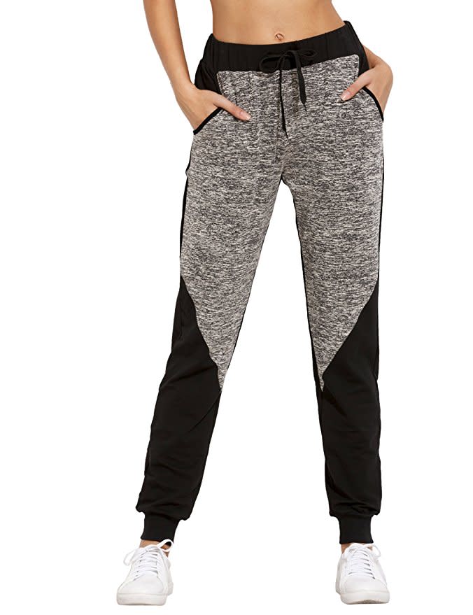 <a href="https://amzn.to/2HnTikg" rel="nofollow noopener" target="_blank" data-ylk="slk:SweatyRocks Women’s Color Block Pants;elm:context_link;itc:0;sec:content-canvas" class="link ">SweatyRocks Women’s Color Block Pants</a> (Photo: Amazon)