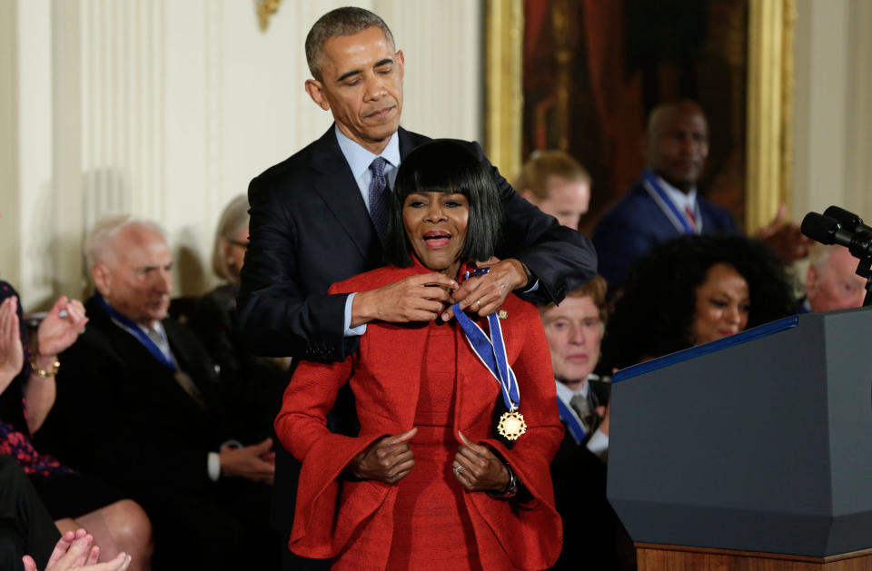 President Obama presents the 2016 Medal of Freedom to star-studded honorees