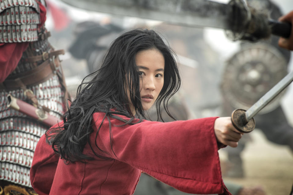 Yifei Liu as Mulan in the live-action version of Disney's Mulan.