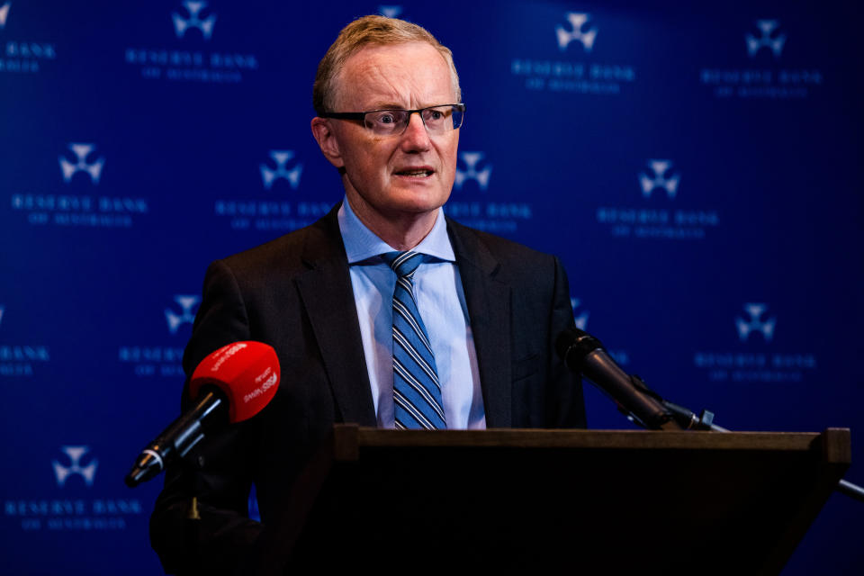 Australian Reserve Bank Governor Philip Lowe pictured. 