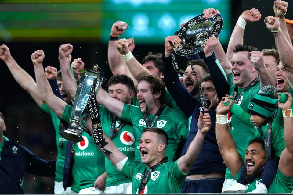 Ireland are the Grand Slam champions (Brian Lawless/PA) (PA Wire)