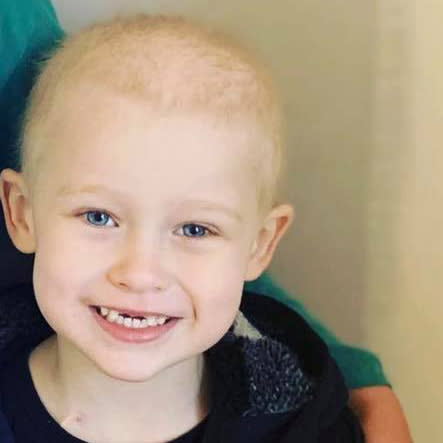 Cancer patient, Lukas Sullivan, 3. 