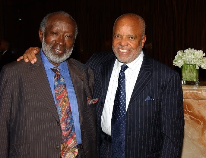 Berry Gordy and Clarence Avant