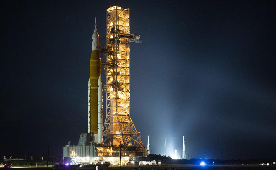 NASA SLS night