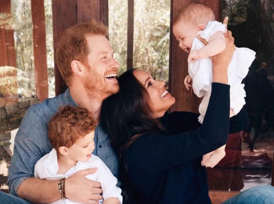 Prince Harry and Meghan, The Duke and Duchess of Sussex's Family Holiday Card